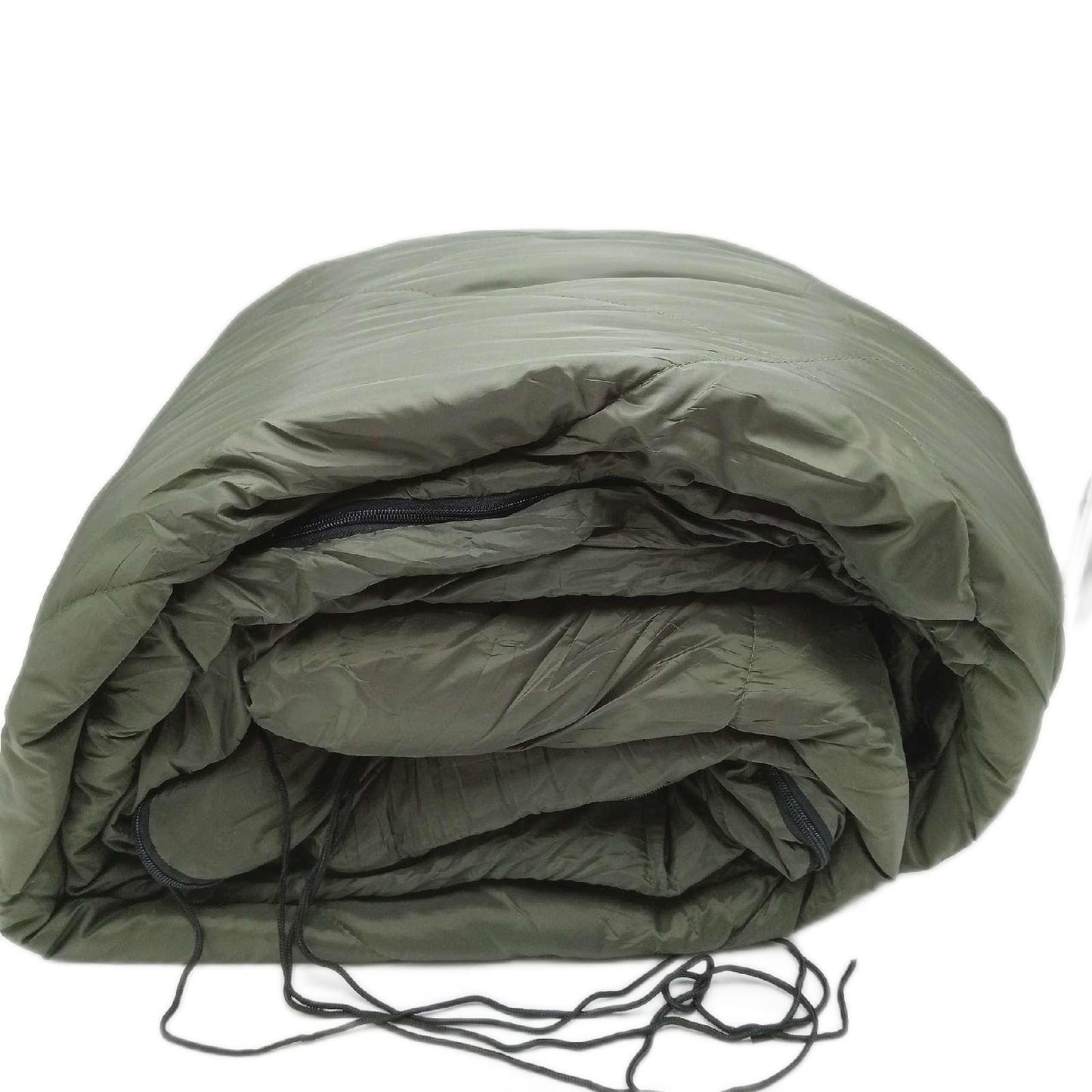Amazon Basics Schlafsack Camping und Outdoor Queensize Double olivgrün warm und komfortabel für