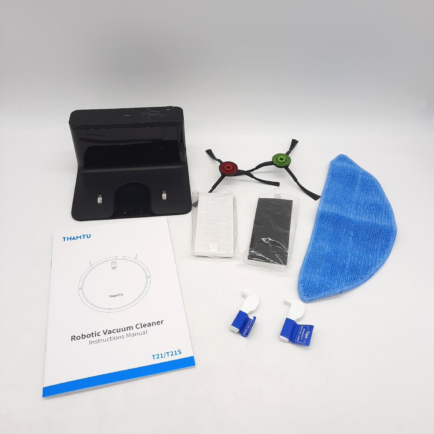 Thamtu T21 Robotersauger Mop Wischer Kamera Ladekabel fehlt Gebrauchsspuren