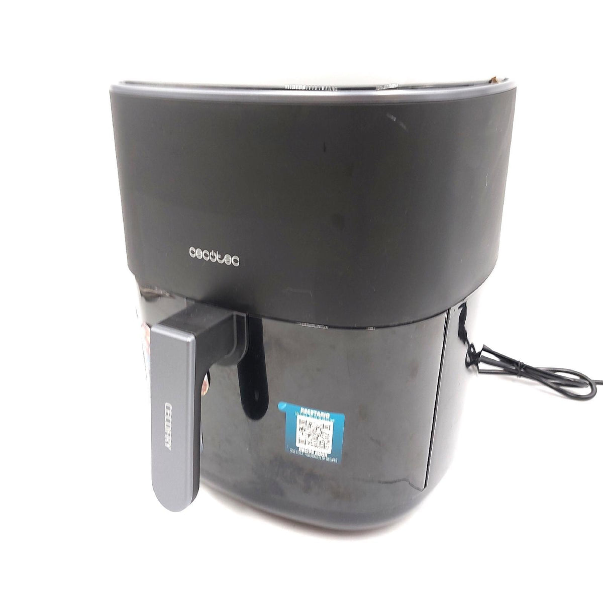 Cecotec Heißluftfritteuse ohne Öl 6 5L Cecofry Fantastik 6500 Pack. 1700W  PerfectCook-Technologie  12 Kochmodi  Touchscreen  Temperatur einstellbar 80-200ºC  Kochzeit bis zu 60 min  Silikon-Zubehör