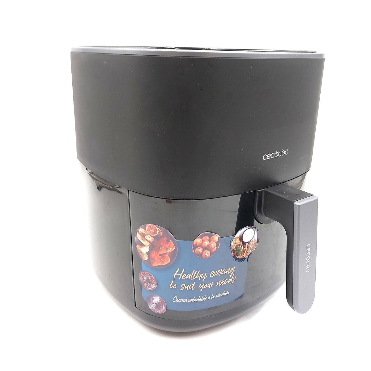 Cecotec Heißluftfritteuse ohne Öl 6 5L Cecofry Fantastik 6500 Pack. 1700W  PerfectCook-Technologie  12 Kochmodi  Touchscreen  Temperatur einstellbar 80-200ºC  Kochzeit bis zu 60 min  Silikon-Zubehör