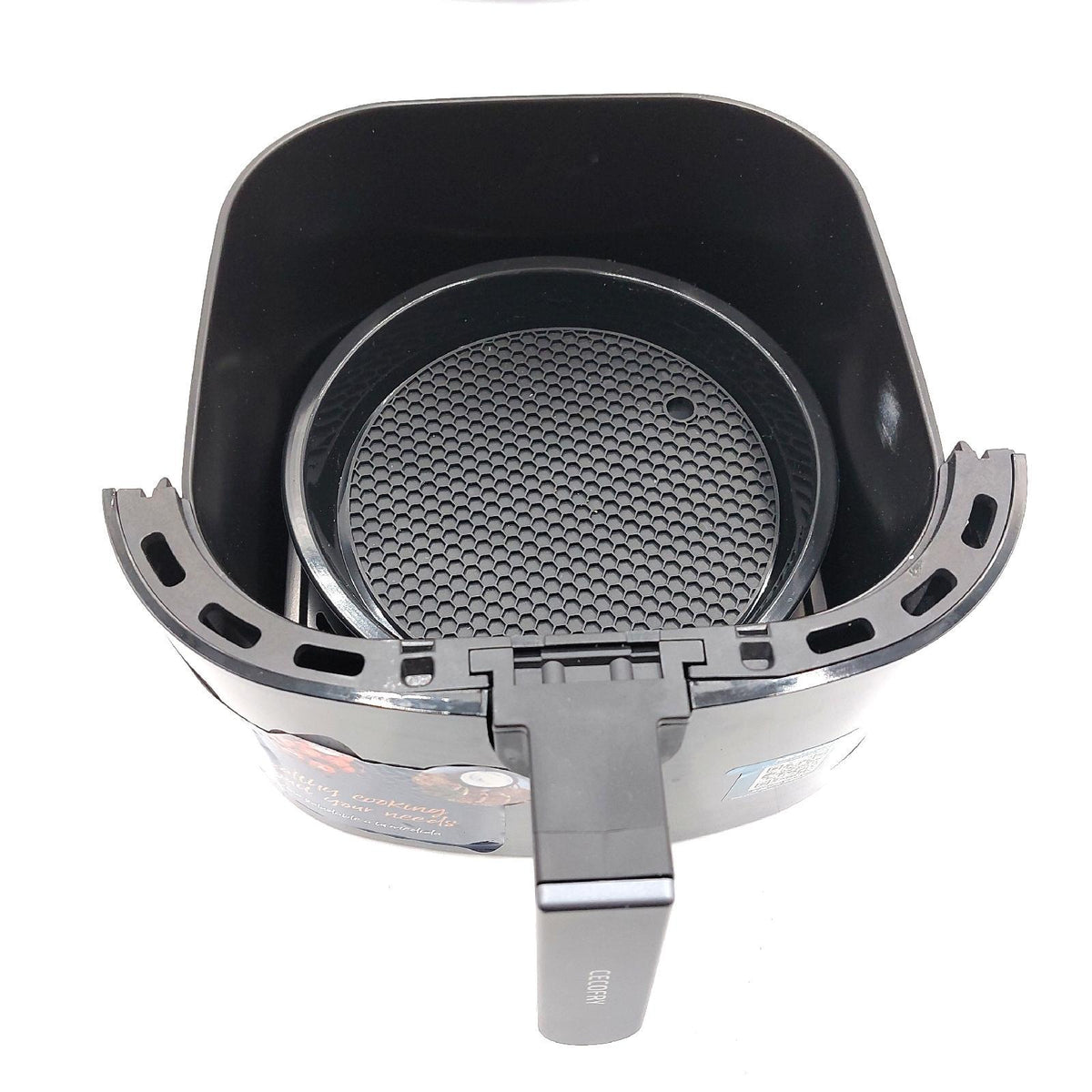 Cecotec Heißluftfritteuse ohne Öl 6 5L Cecofry Fantastik 6500 Pack. 1700W  PerfectCook-Technologie  12 Kochmodi  Touchscreen  Temperatur einstellbar 80-200ºC  Kochzeit bis zu 60 min  Silikon-Zubehör