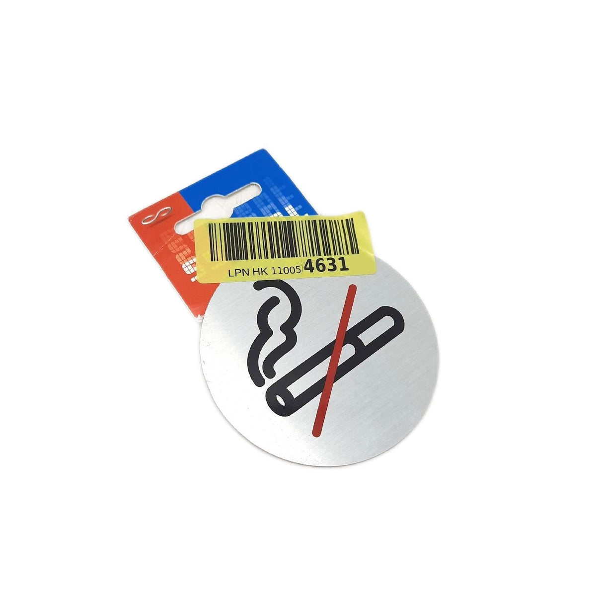 Symbol DS38 Indicator disc „Rauchen verboten“ - Selbsthaftendes Aluminium - Durchmesser 80 mm