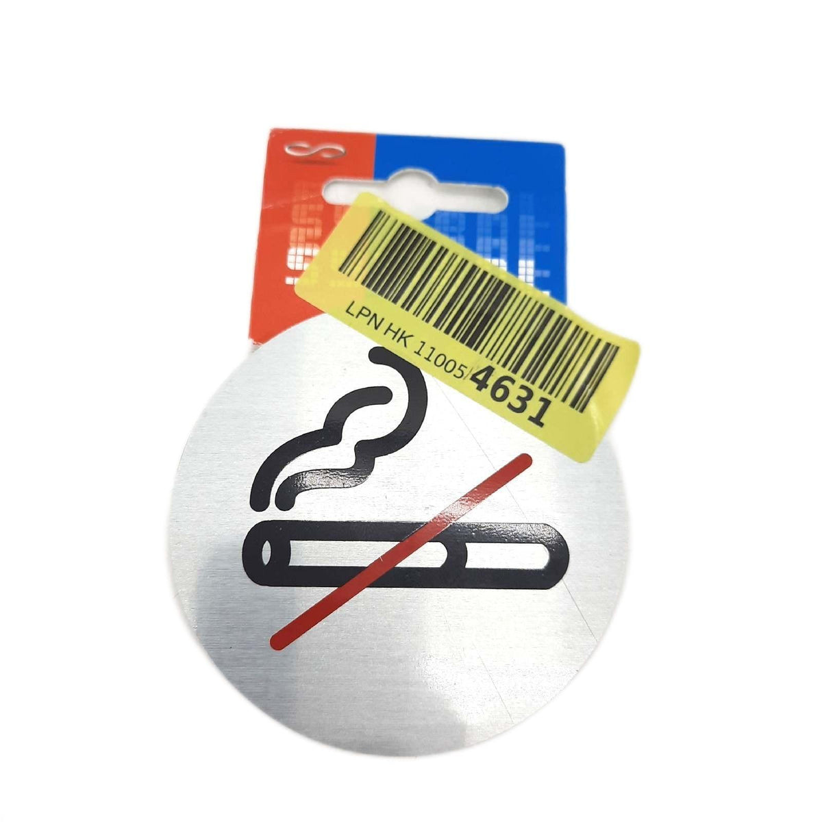 Symbol DS38 Indicator disc „Rauchen verboten“ - Selbsthaftendes Aluminium - Durchmesser 80 mm