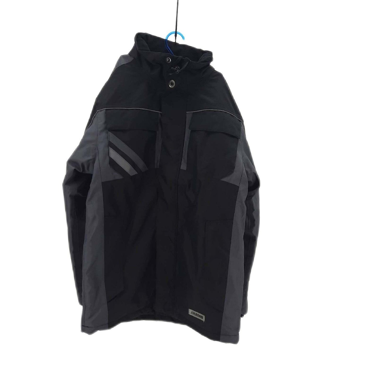 Planam Winterjacke Arbeitsbekleidung Highline Schwarz Schiefer Zink Größe XS wärm