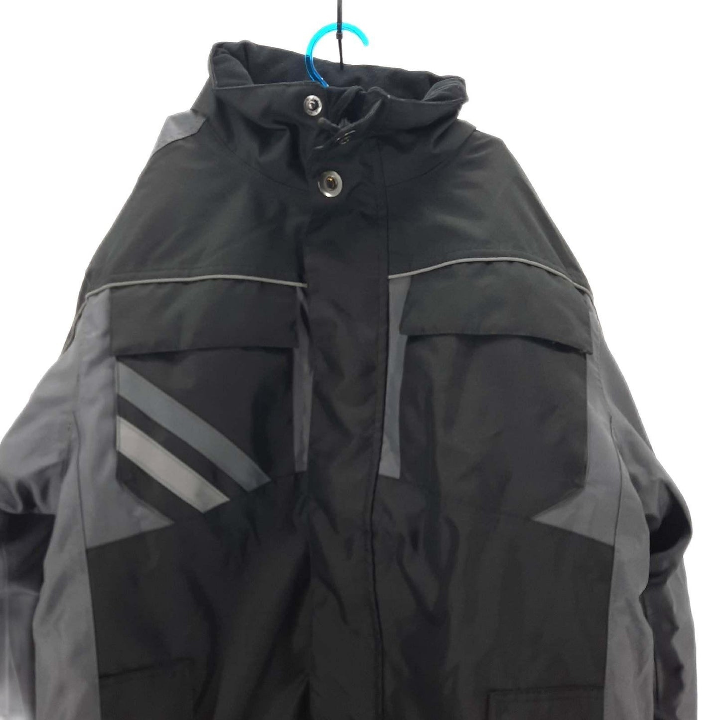 Planam Winterjacke Arbeitsbekleidung Highline Schwarz Schiefer Zink Größe XS wärm