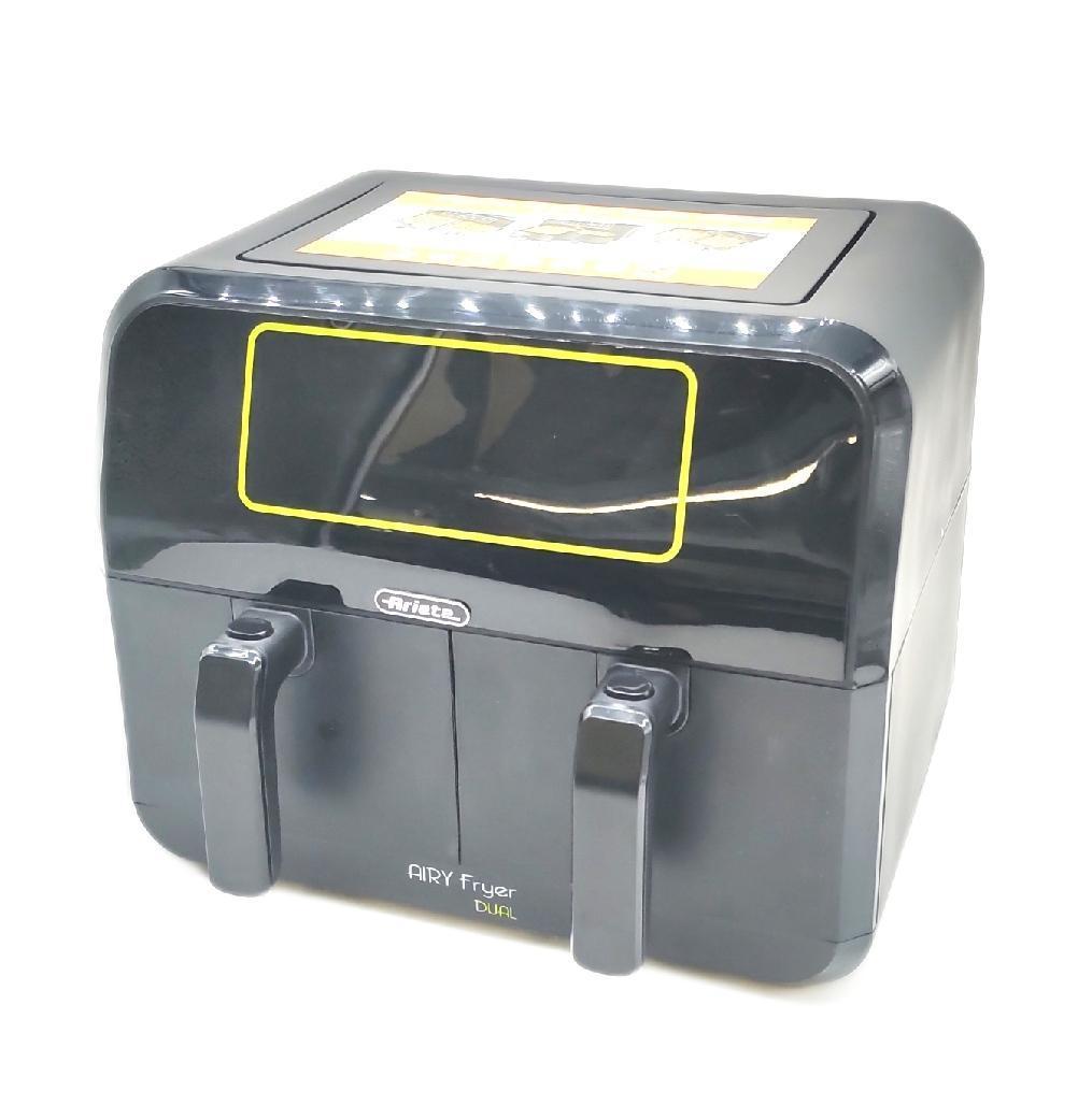 Ariete Fritteuse Airy Fryer Dual 8L (4Lx2) ARI4623 Schwarz