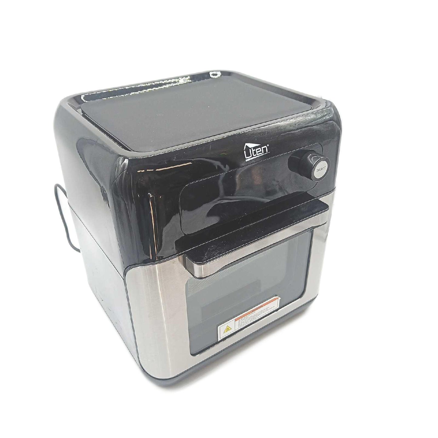 Heißluftfritteuse,10L Air fryer Fritteuse,Uten XXL Heißluft-ofen,12 in 1 Heissluftfritteuse mit digitalen LED-Display, 6 Zubehör & Rezeptbuch, Edelstahl,1500W