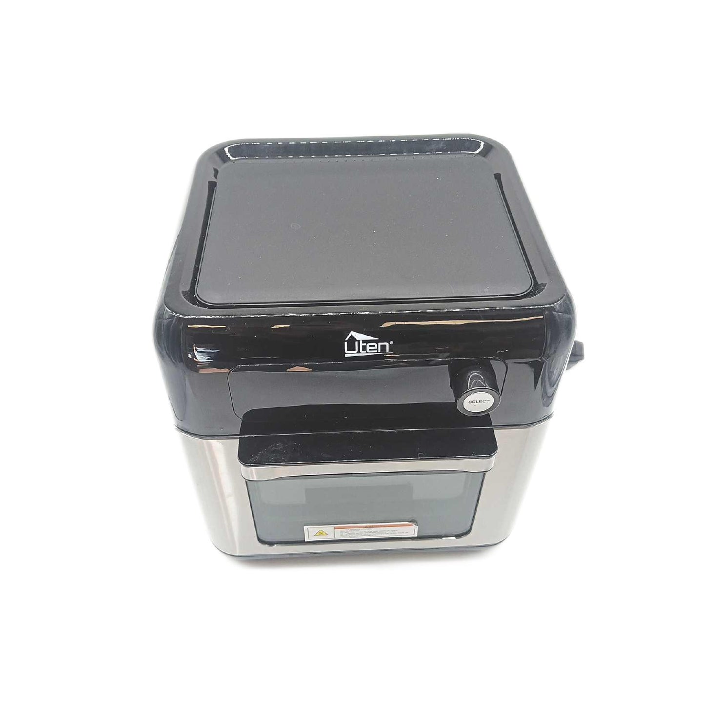 Heißluftfritteuse,10L Air fryer Fritteuse,Uten XXL Heißluft-ofen,12 in 1 Heissluftfritteuse mit digitalen LED-Display, 6 Zubehör & Rezeptbuch, Edelstahl,1500W