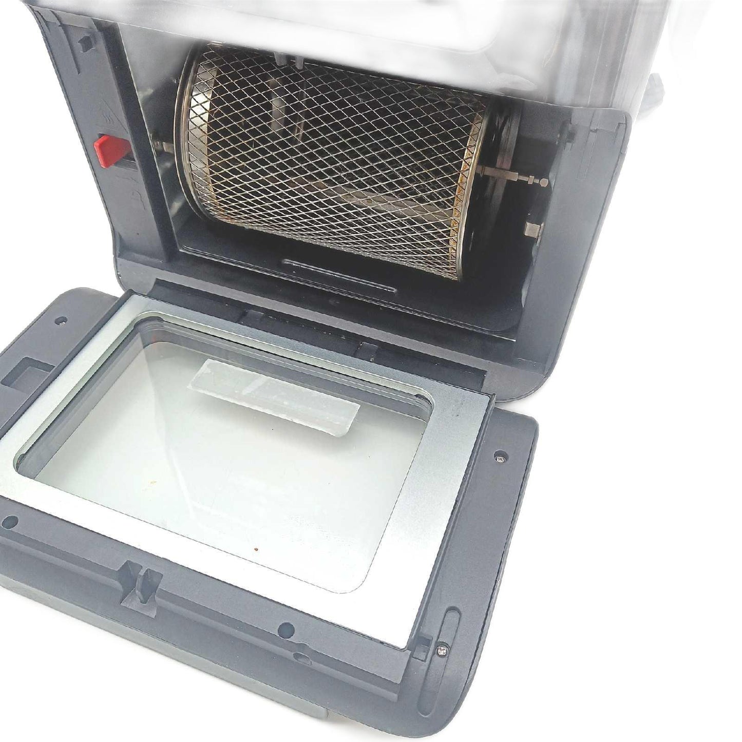 Heißluftfritteuse,10L Air fryer Fritteuse,Uten XXL Heißluft-ofen,12 in 1 Heissluftfritteuse mit digitalen LED-Display, 6 Zubehör & Rezeptbuch, Edelstahl,1500W