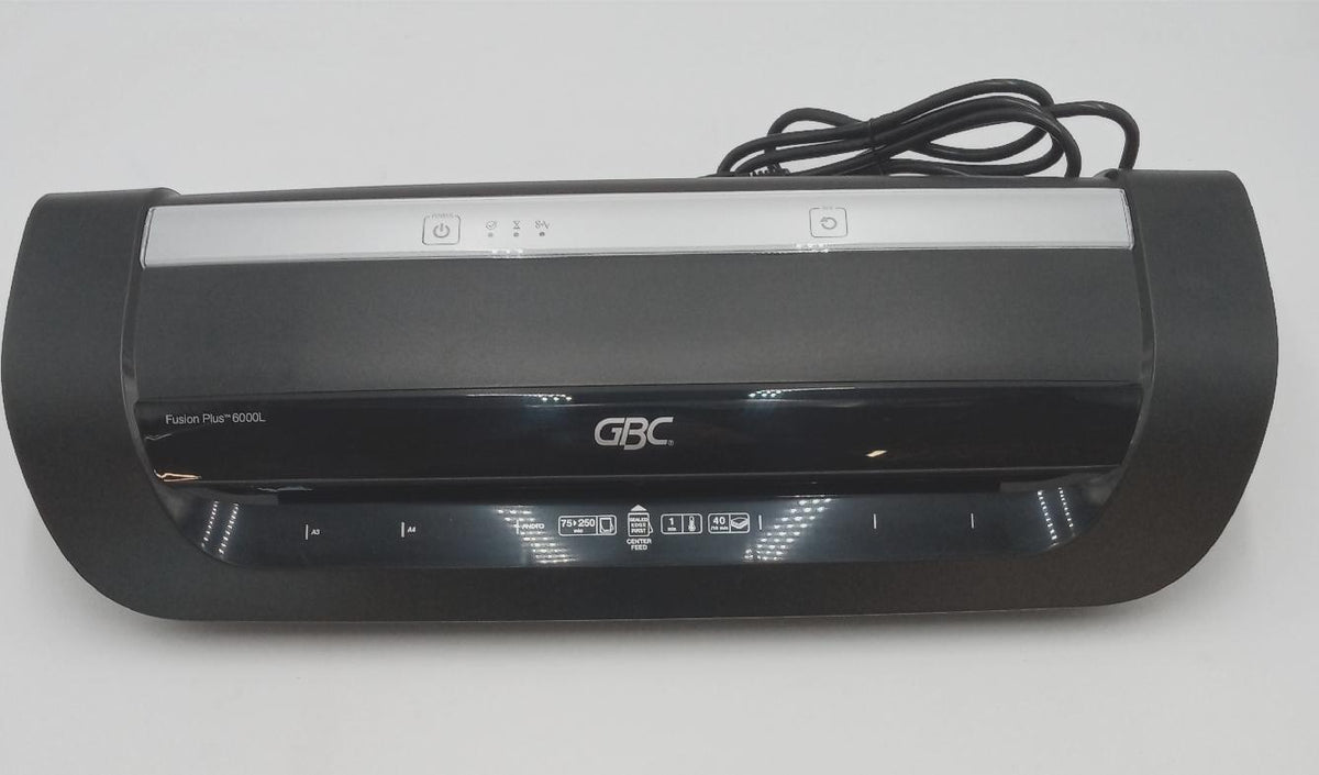 GBC Laminiergerät Bürobedarf Fusion Plus 6000L Laminiergerät Schwarz Silber ideal für
