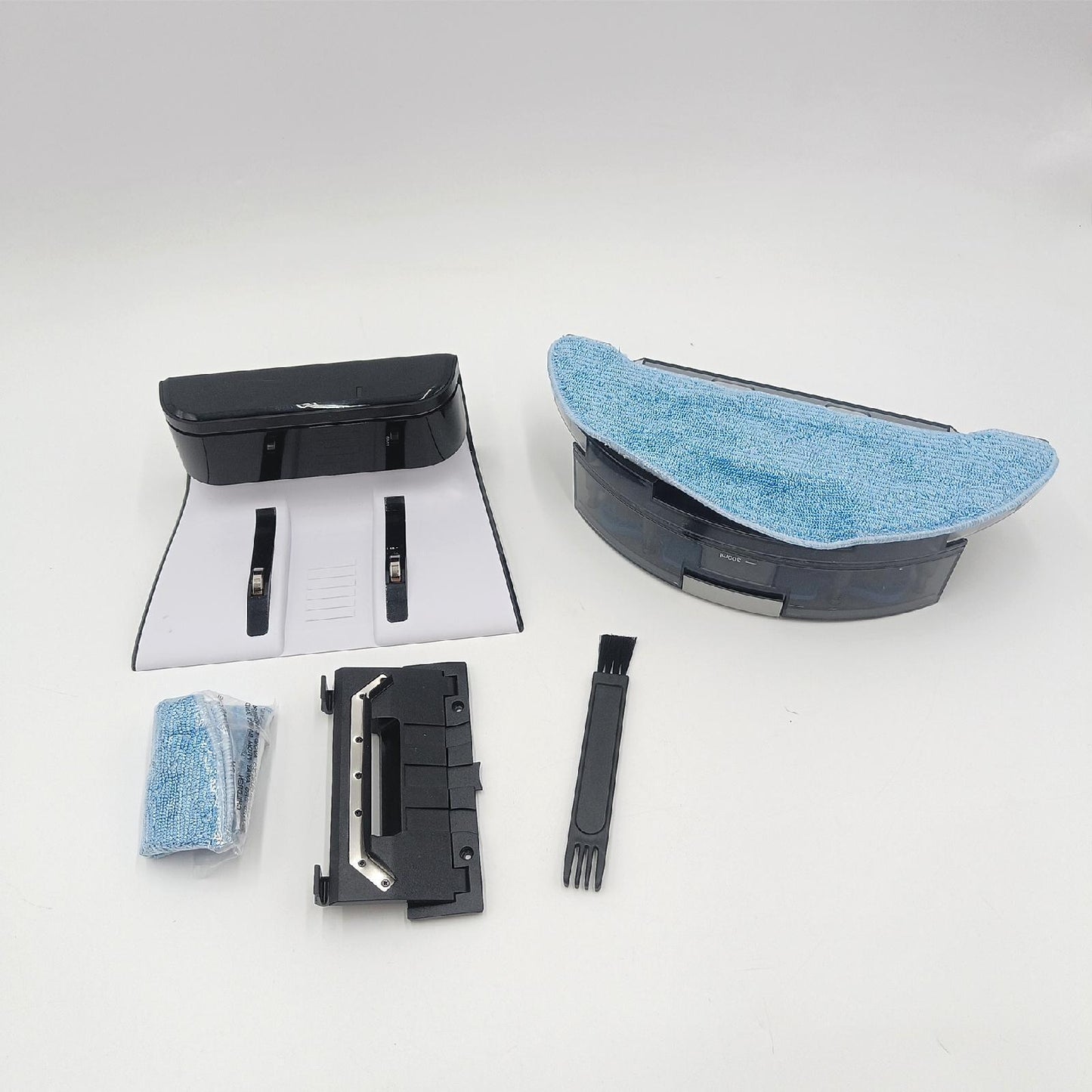 ZACO V80 Saugroboter mit Wischfunktion, intelligente Navigation, automatischer Staubsauger Roboter, 2in1 Wischen oder Staubsaugen, für Hartböden, Fallschutz, mit Ladestation, ideal für Tierhaare, Grau