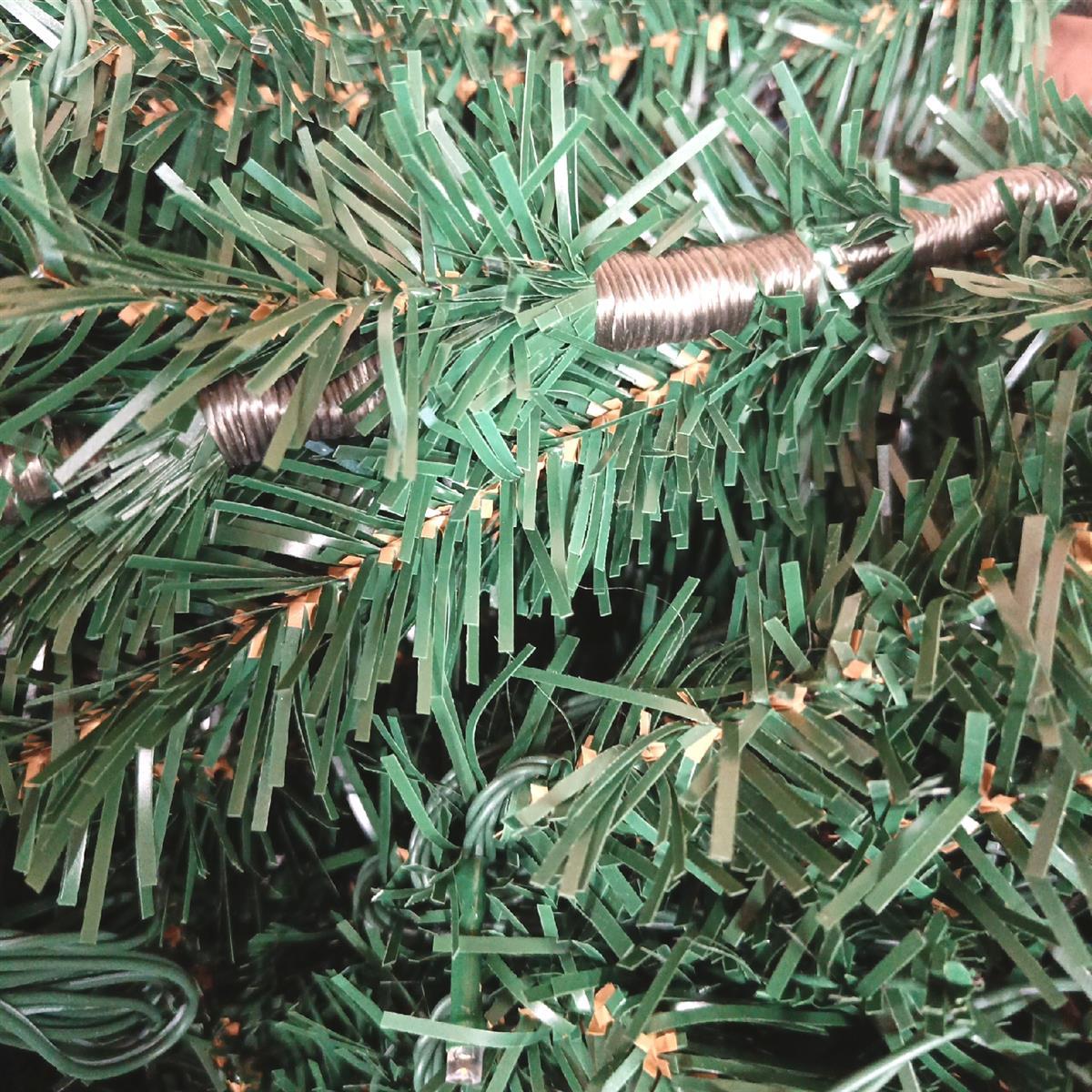 Shareconn Premium Künstlicher Weihnachtsbaum mit Stabilem Ständer mit 1178 Spitzen und 330 Beleuchtung LED, Tannenbaum inkl. Metall Christbaum Ständer 6.5ft