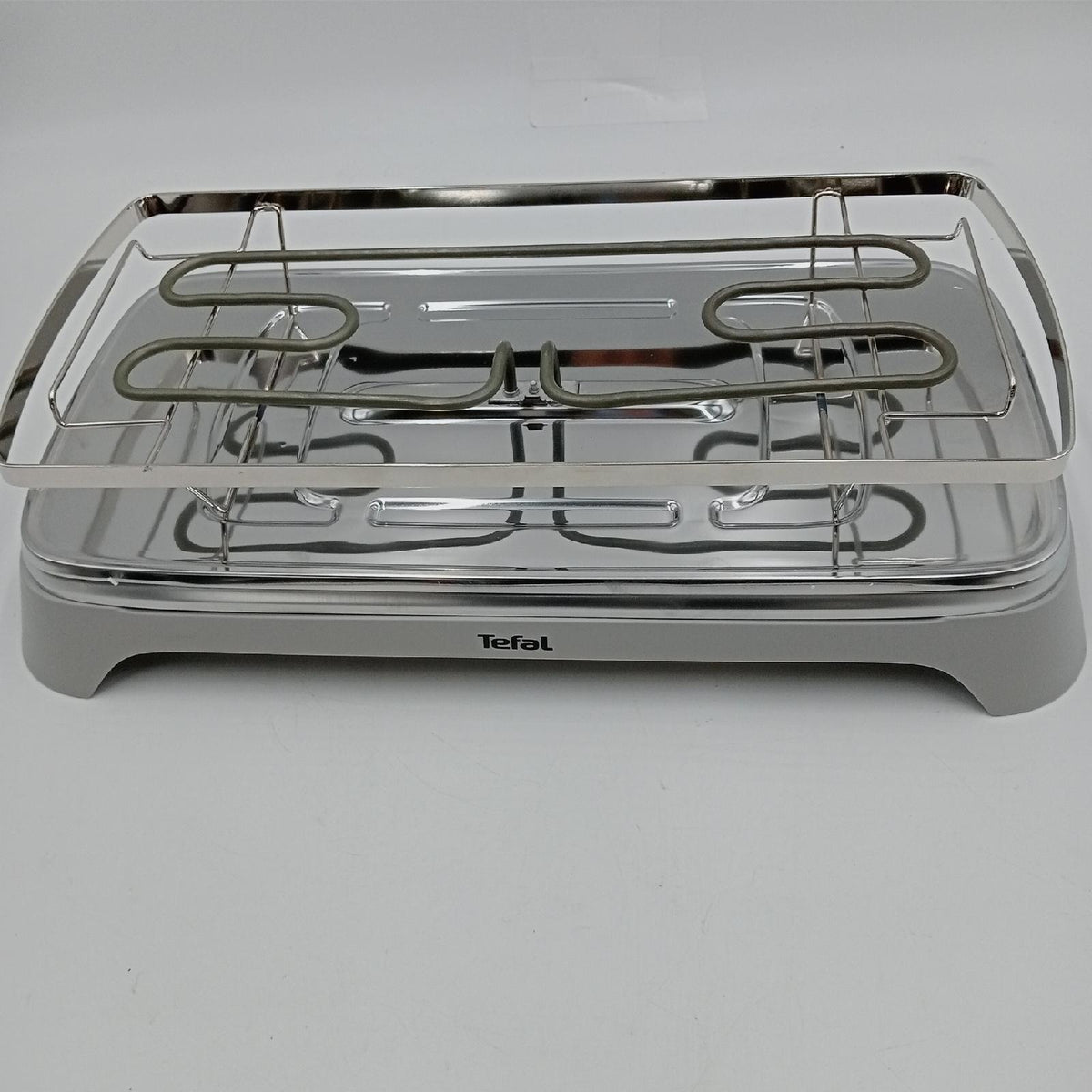 Tefal Pierrade Raclette  1350 Watt  Grill-Platte aus Stein + 10 antihaftbeschichtete Pfännchen  inkl. Schaber  abnehmbares Kabel  grau  PR457B