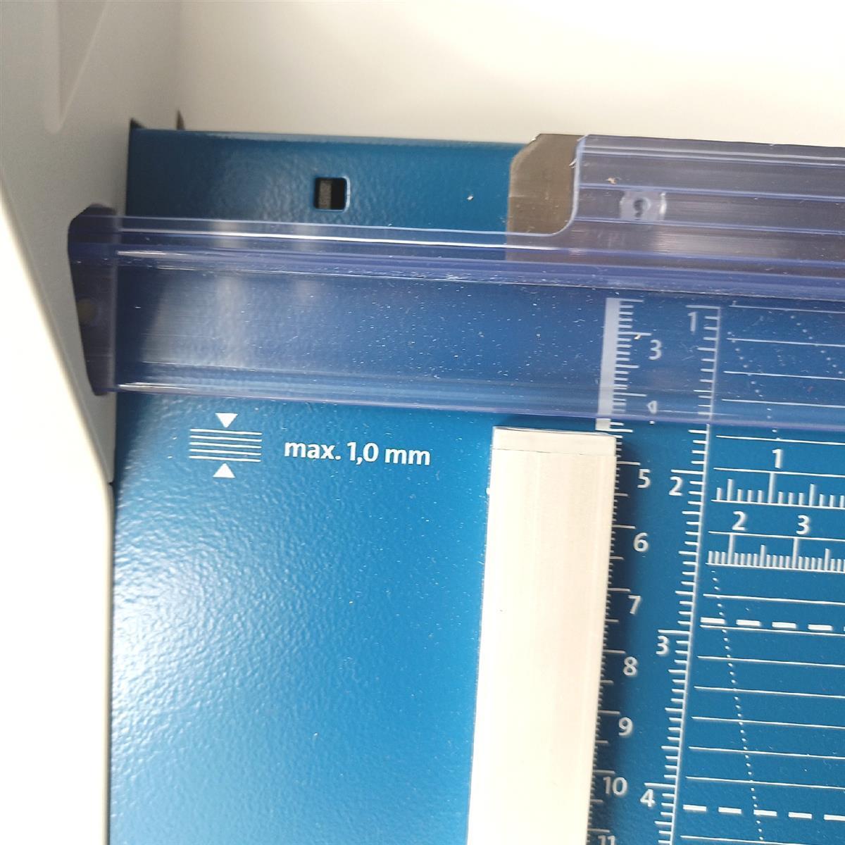 Dahle 556 Rollenschneider bis DIN A1 10 Blatt blau Papierschneider Präzisionsschneider