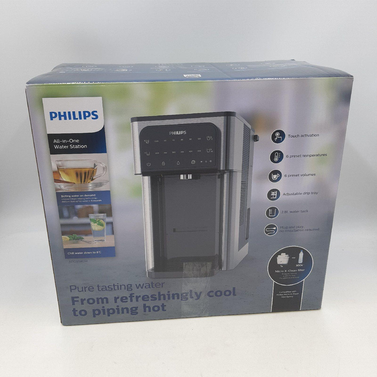 Philips All IN ONE Wasserstation Dispender gefiltertes Heiss Kaltwasser Trinkwasserspender
