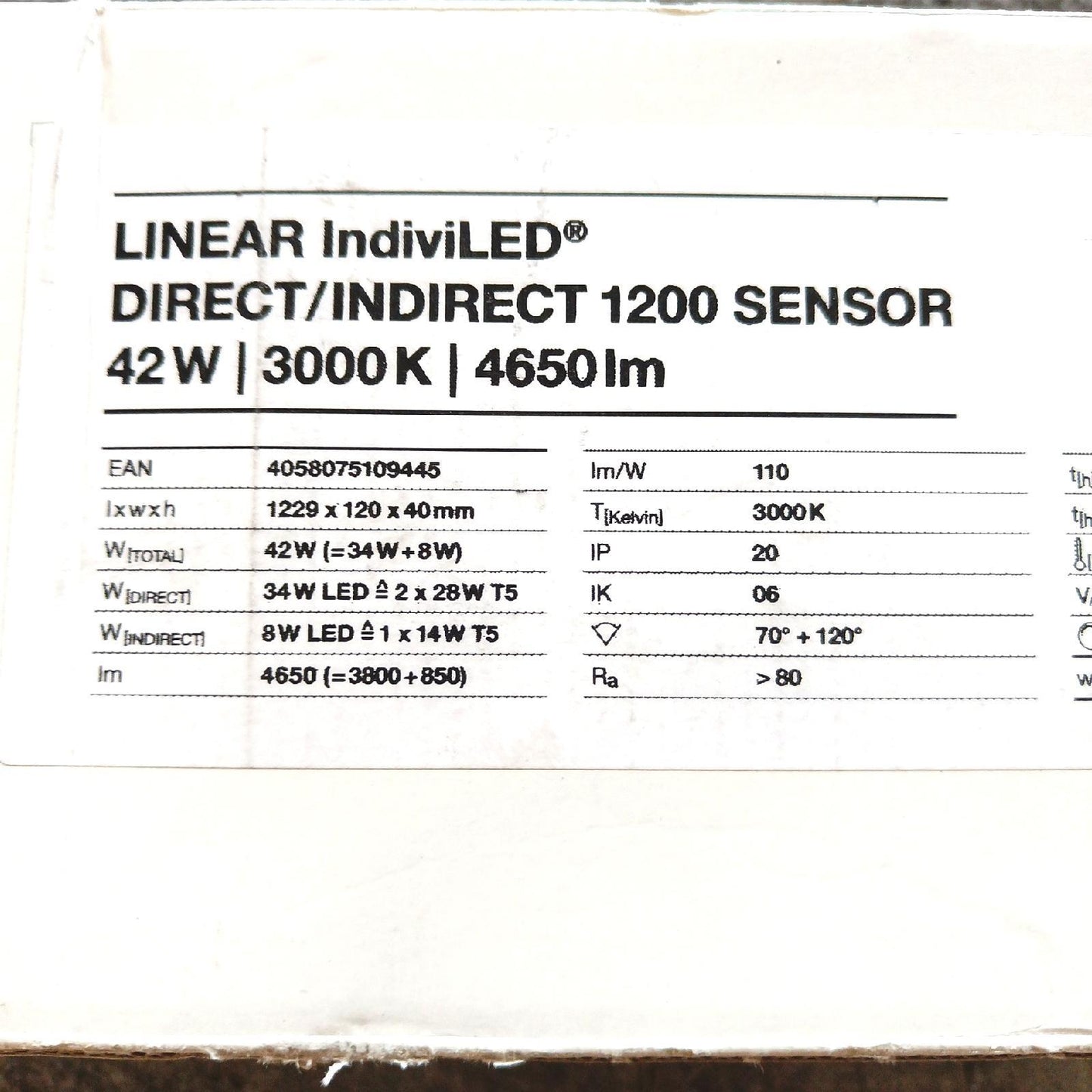 LEDVANCE Lichtband Leuchte Innenbeleuchtung LINEAR IndiviLED DIRECT INDIRECT SENSOR Warmweiß