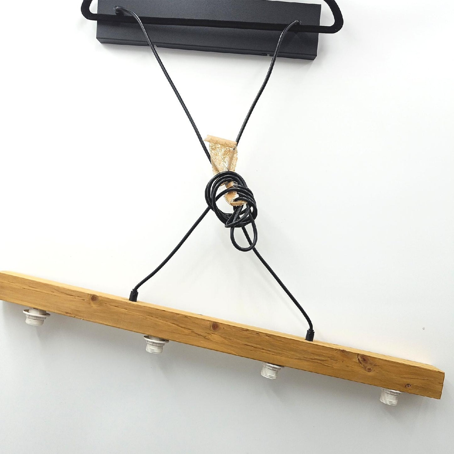 Reality Leuchten Pendelleuchte Beleuchtung Cameron R30654001 Holz Metall Stoffschirm exklusiv