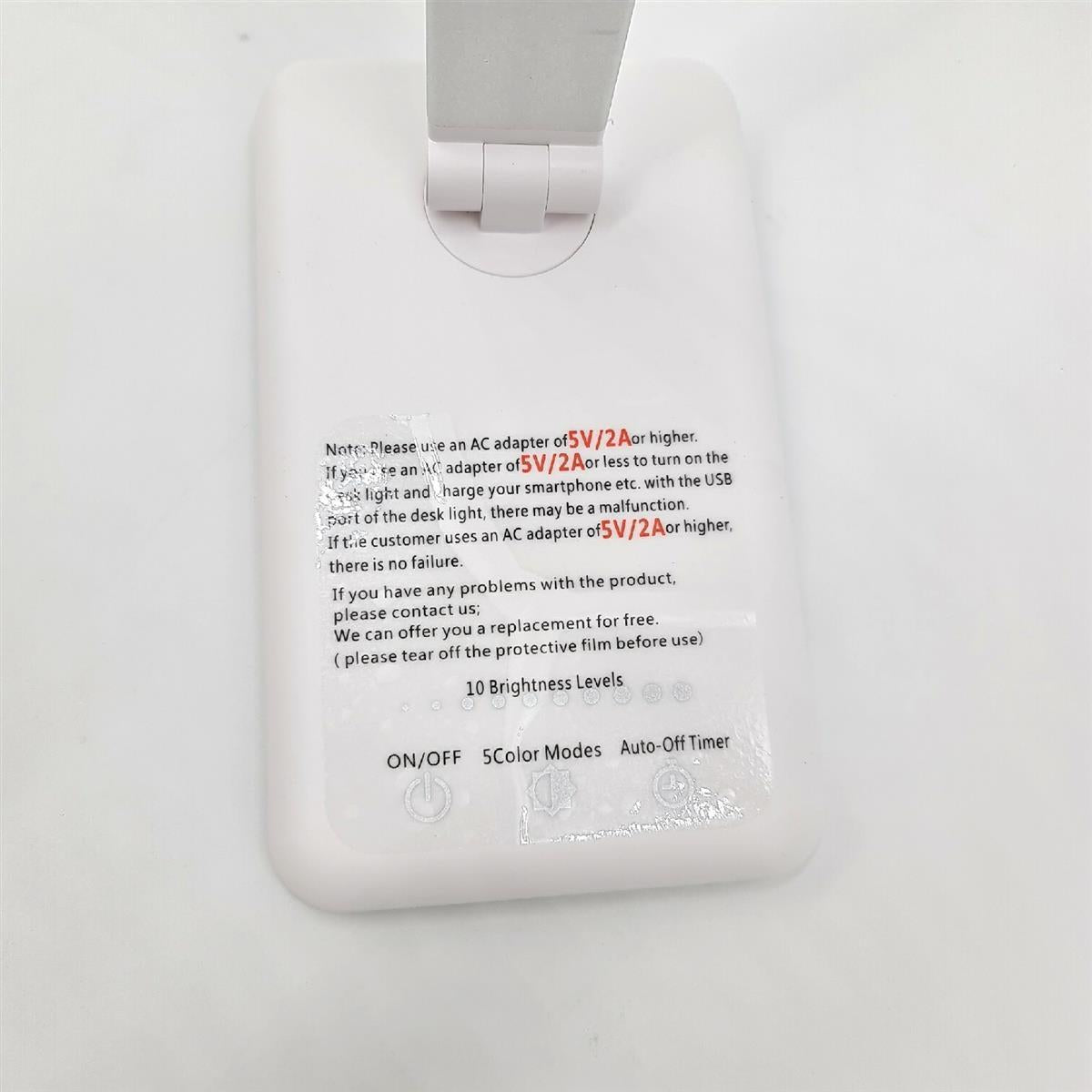 Slator Tischleuchte Beleuchtung QM019 USB Anschluss Dimmbare Nachttischlampe mit