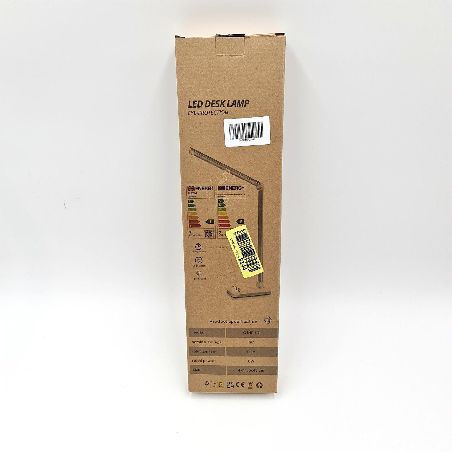 Slator Tischleuchte Beleuchtung QM019 USB Anschluss Dimmbare Nachttischlampe mit