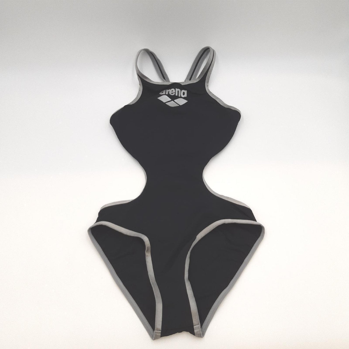 Arena Damen Schwimmanzug Badebekleidung One Big Logo Sportlich Wasser Training Schwimmen