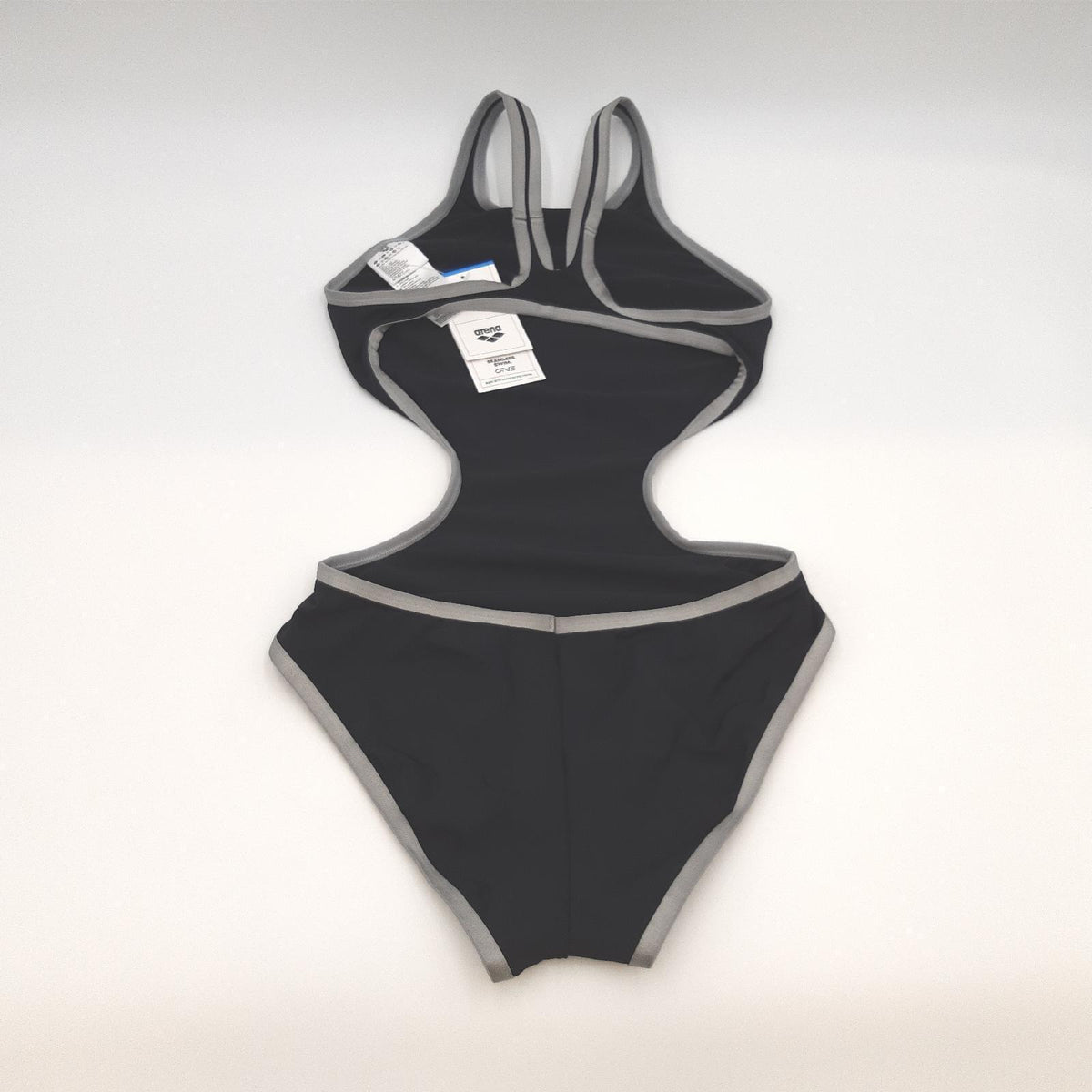 Arena Damen Schwimmanzug Badebekleidung One Big Logo Sportlich Wasser Training Schwimmen