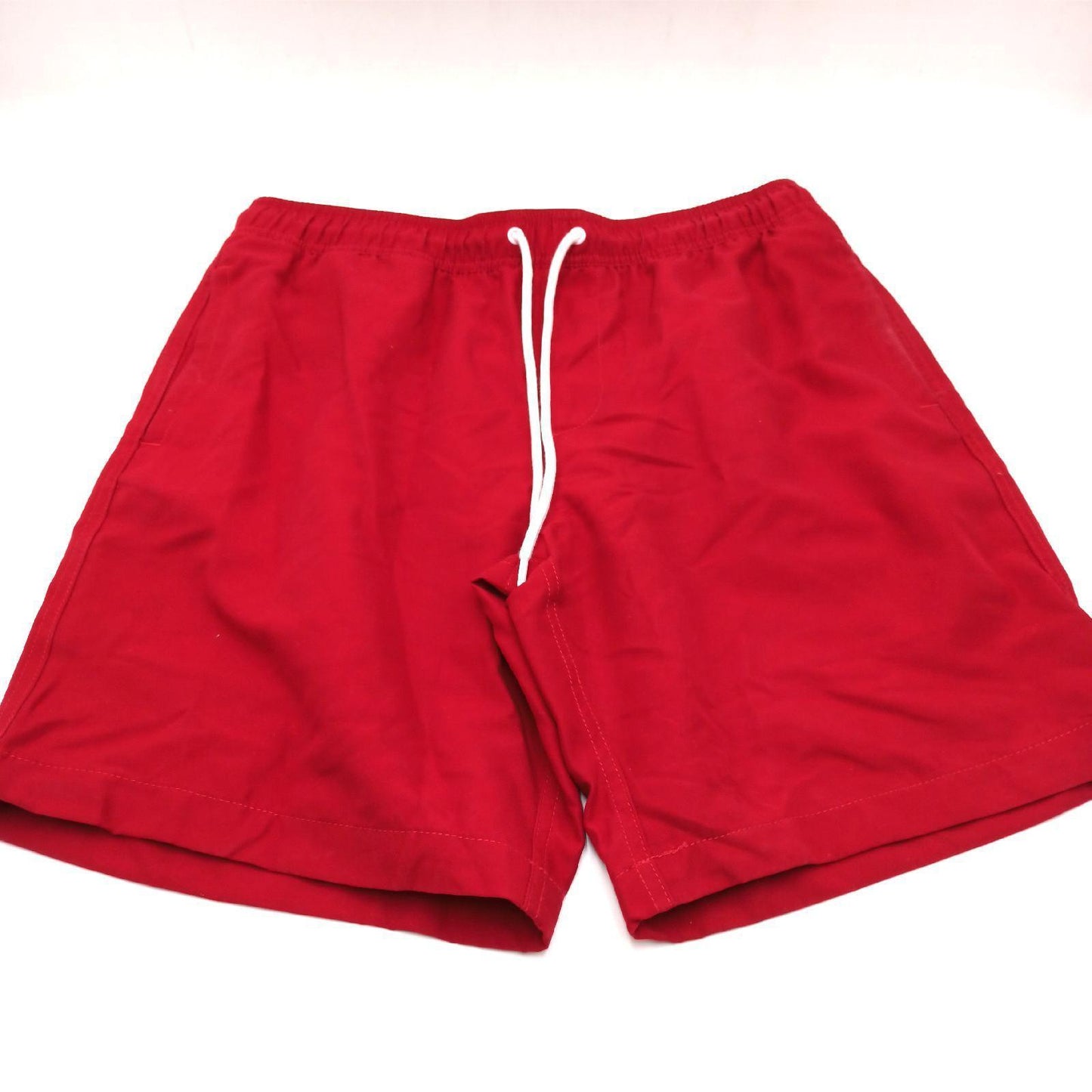 Amazon Essentials Badehose Schwimmkleidung rot Schwimmen Herren L 23cm klassisch