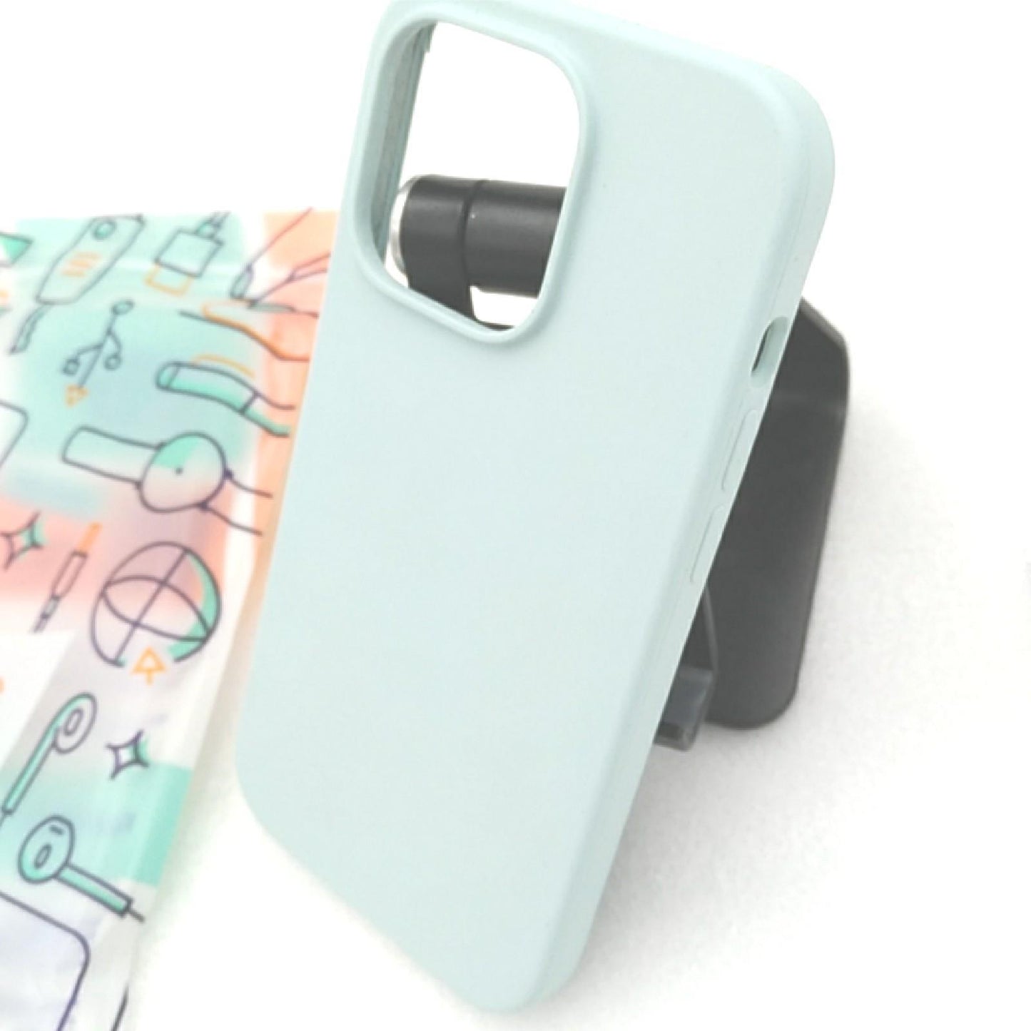 kwmobile Handyhülle Schutzhülle iPhone 14 Pro Cool Mint Silikon Hülle