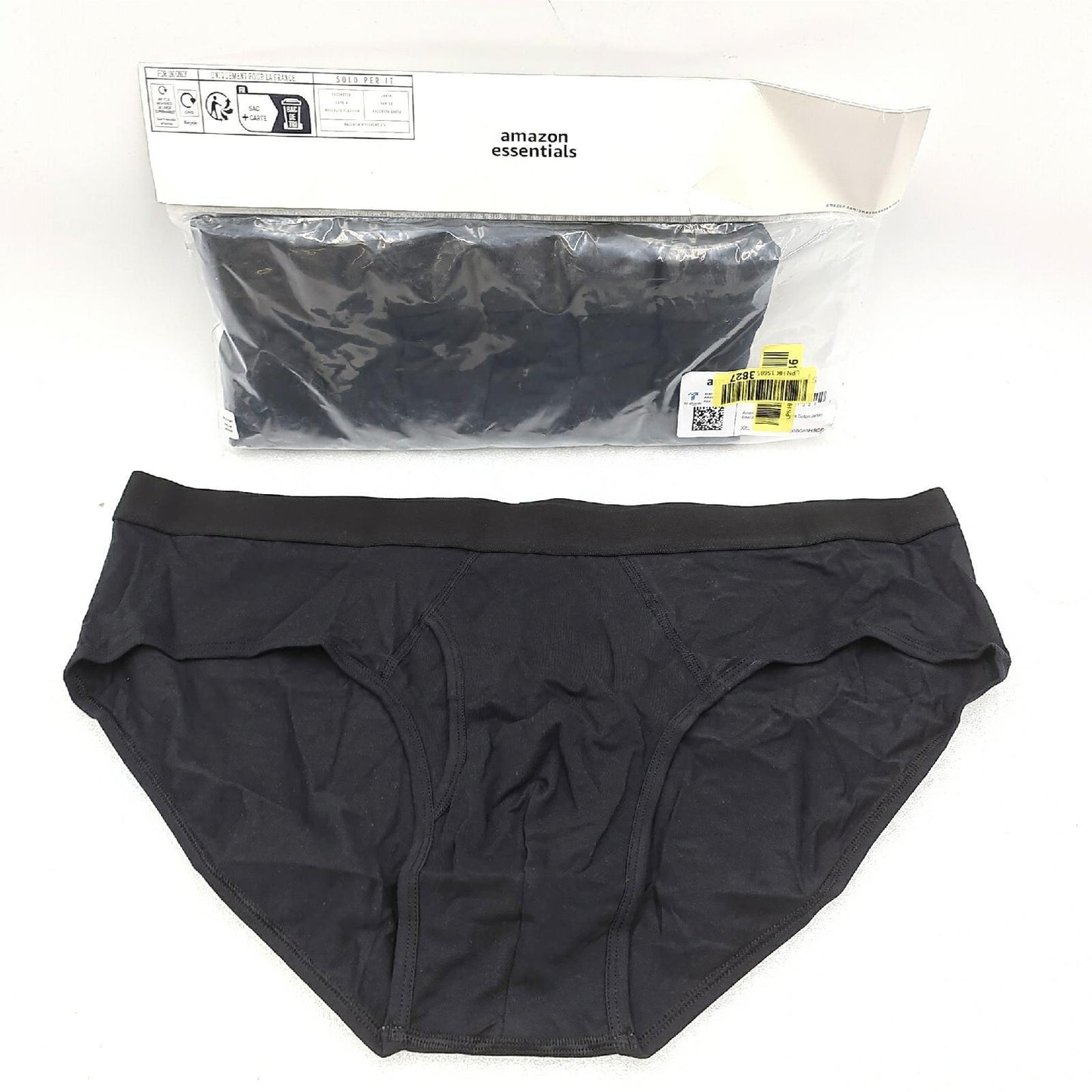 Amazon Essentials Herren Slip Unterwäsche 7er Pack Big Tall Schwarz XX Large Komfort