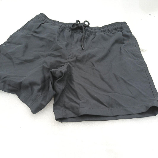 Amazon Essentials Badehose Herrenbekleidung L Schwarz Netzfutter Taschen Kordelzug