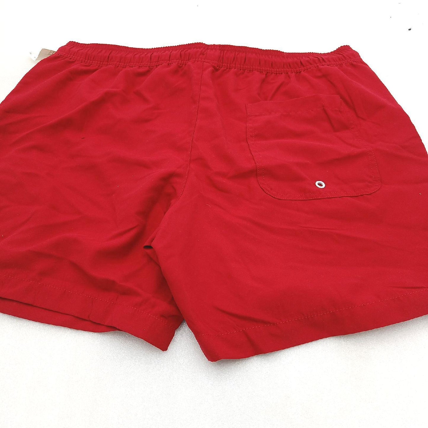 Amazon Essentials Badehose Herren Bademode Rot XL Strand Schwimmbekleidung Kordel