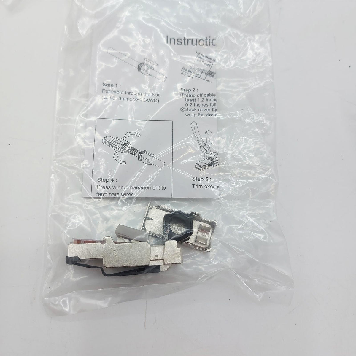 VESVITO Stecker Netzwerkzubehör RJ45 CAT6A 10 GBit s PoE