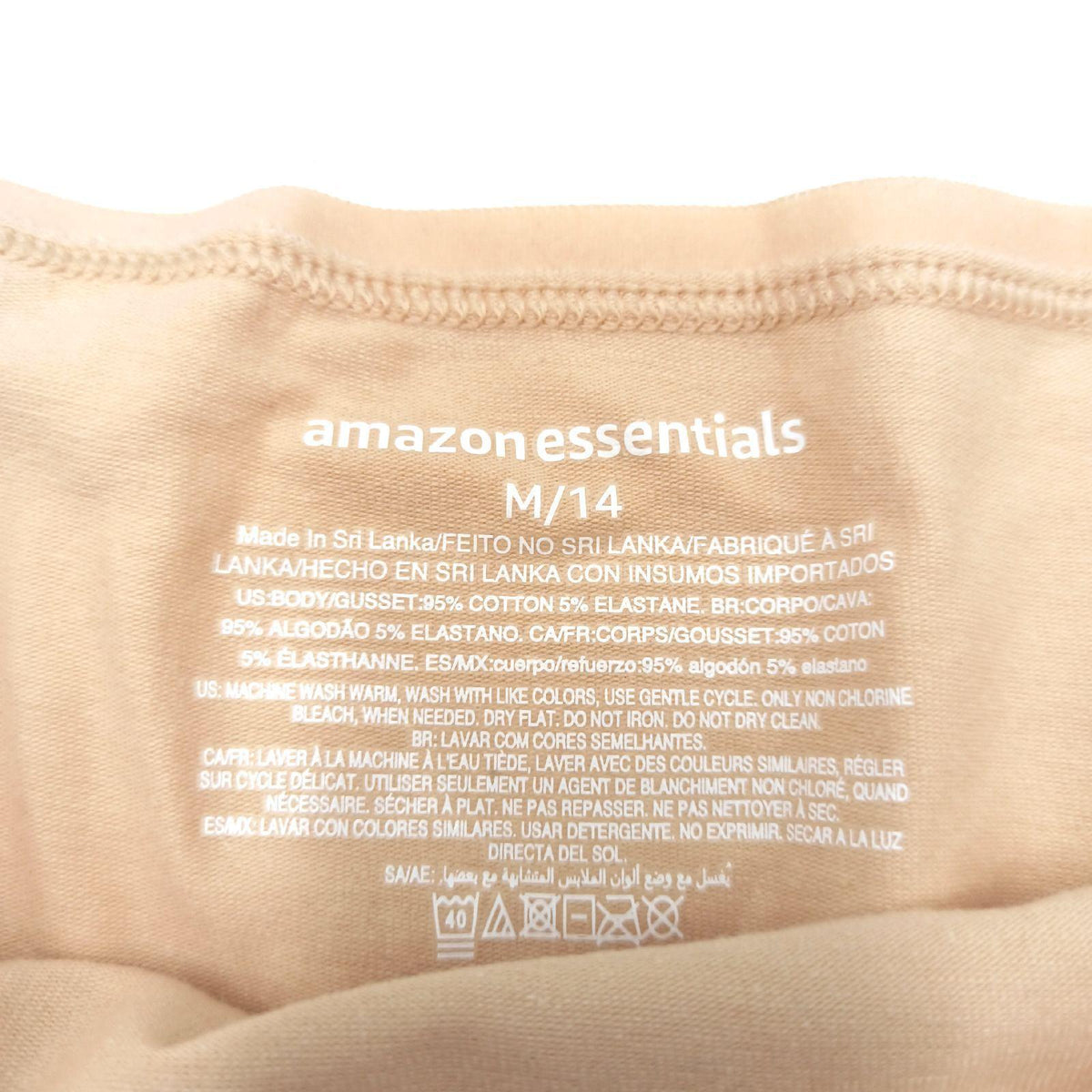 Amazon Essentials Damen Unterwäsche Bikini Slips Baumwolle in Übergröße erhältlich  6er Pack  Floral/Mehrfarbig  40