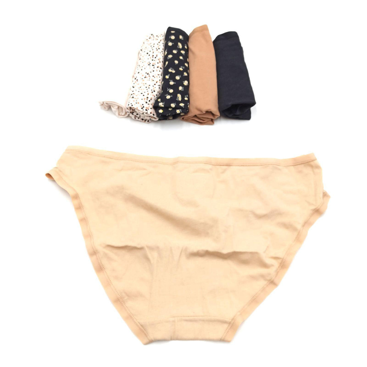 Amazon Essentials Damen Unterwäsche Bikini Slips Baumwolle in Übergröße erhältlich  6er Pack  Floral/Mehrfarbig  40