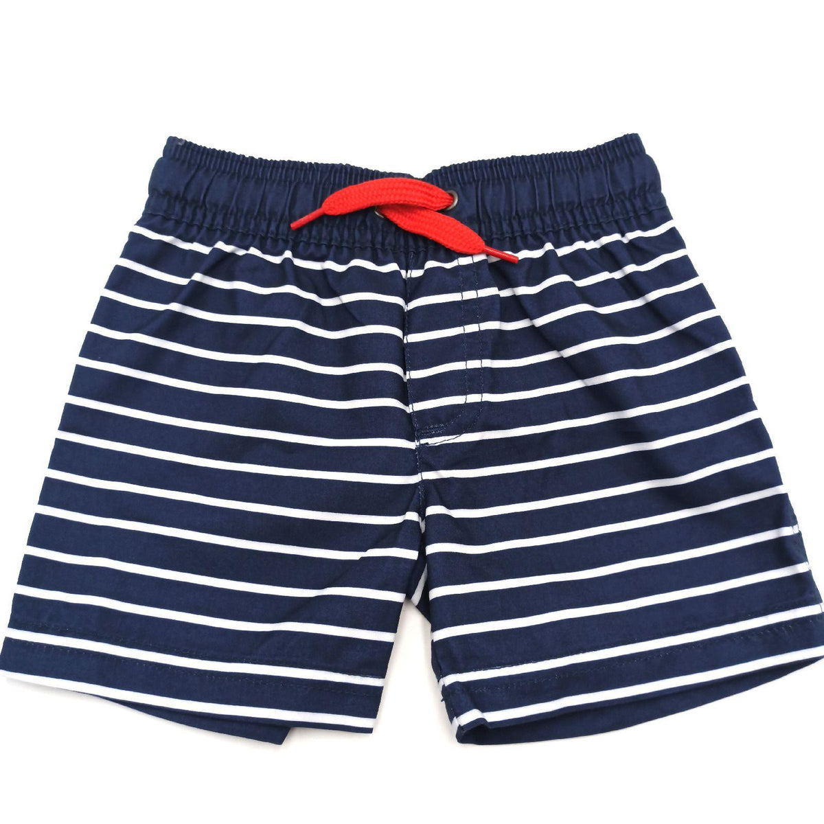 Simple Joys by Carter's Baby Jungen Swimsuit Trunk and Rashguard Rash-Guard-Set  Marineblau Rot Anker/Weiß Streifen  12 Monate