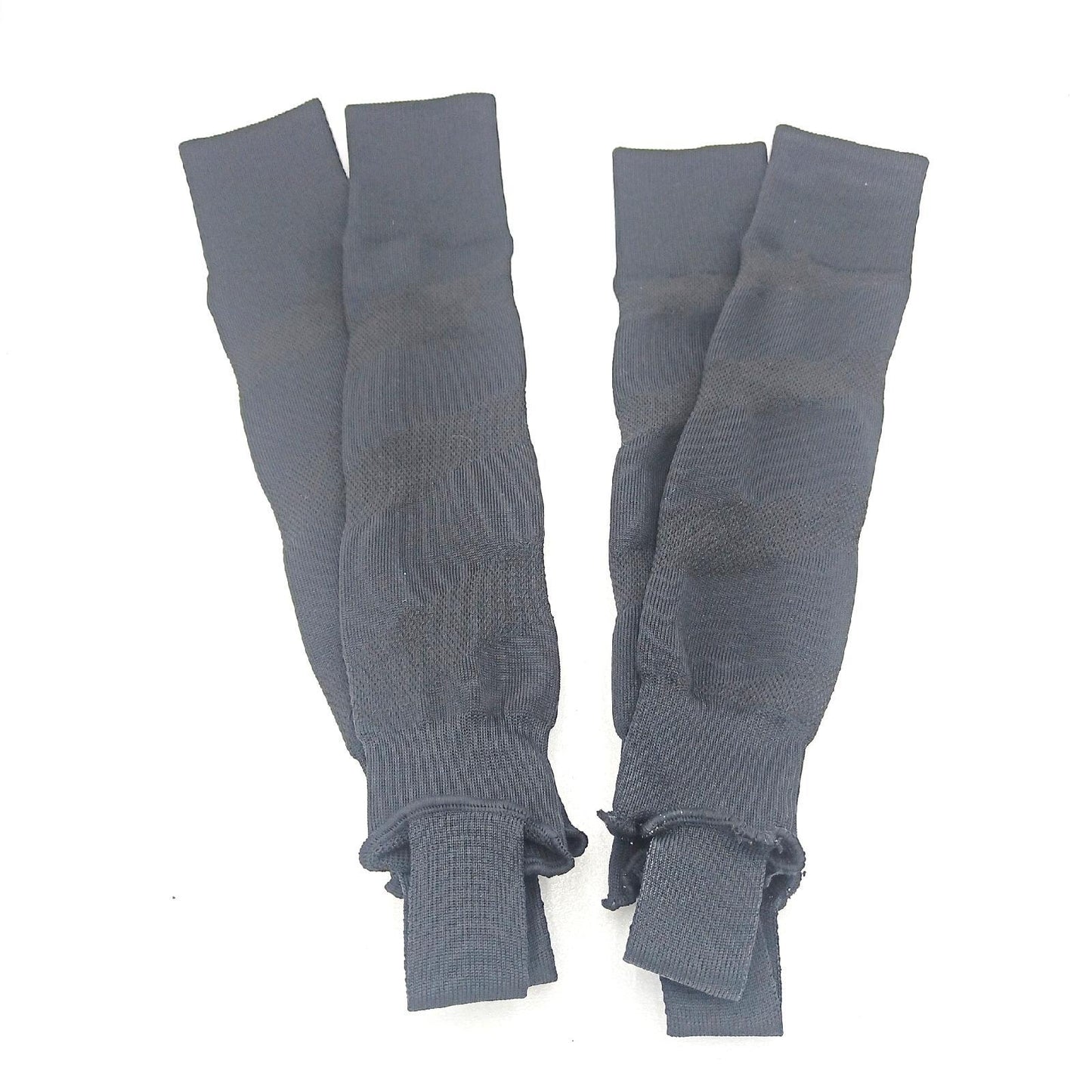Northdeer Stutzen Sportsocken Fußball Stegstrümpfe 2 Paar Schwarz L