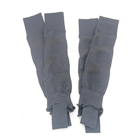 Northdeer Stutzen Sportsocken Fußball Stegstrümpfe 2 Paar Schwarz L