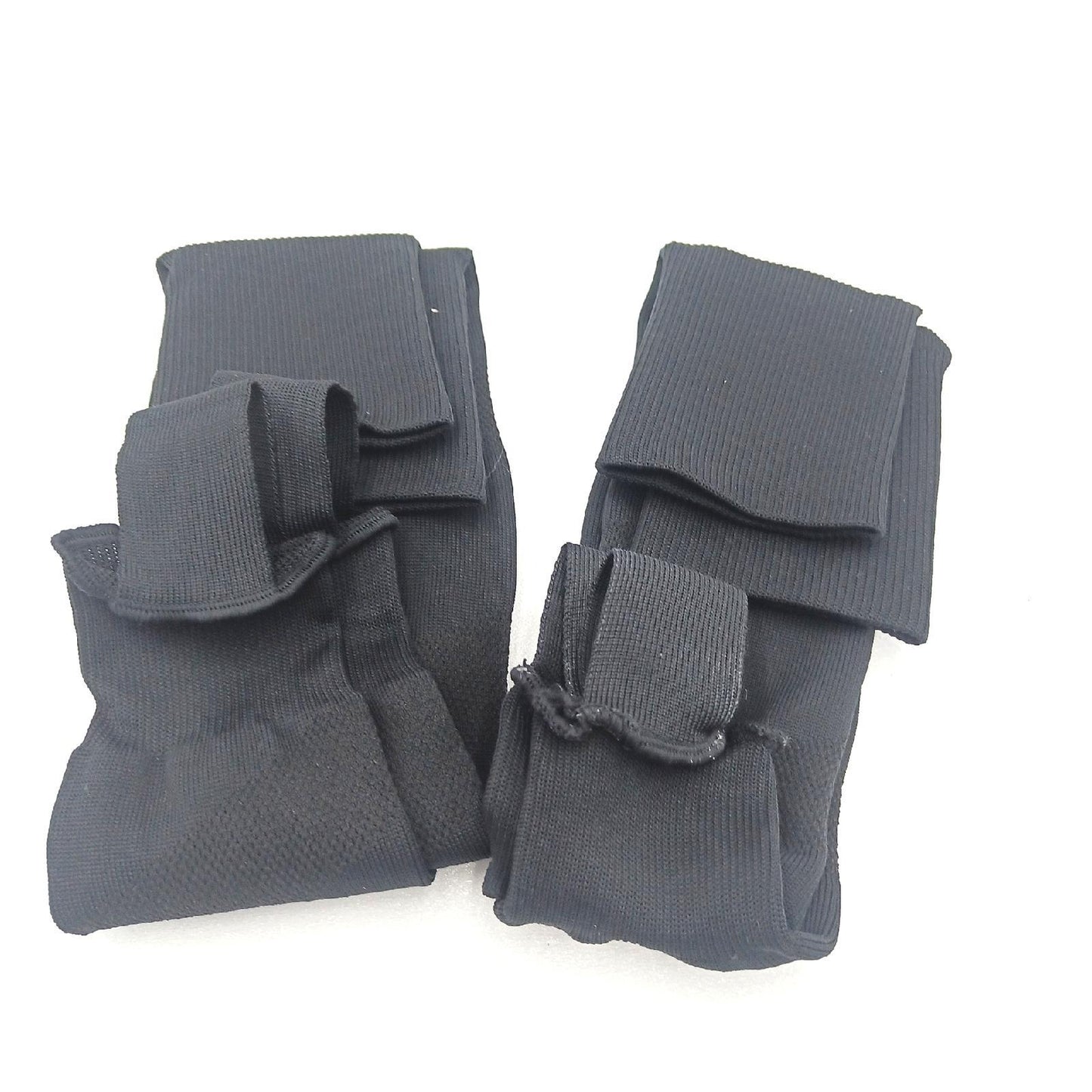 Northdeer Stutzen Sportsocken Fußball Stegstrümpfe 2 Paar Schwarz L