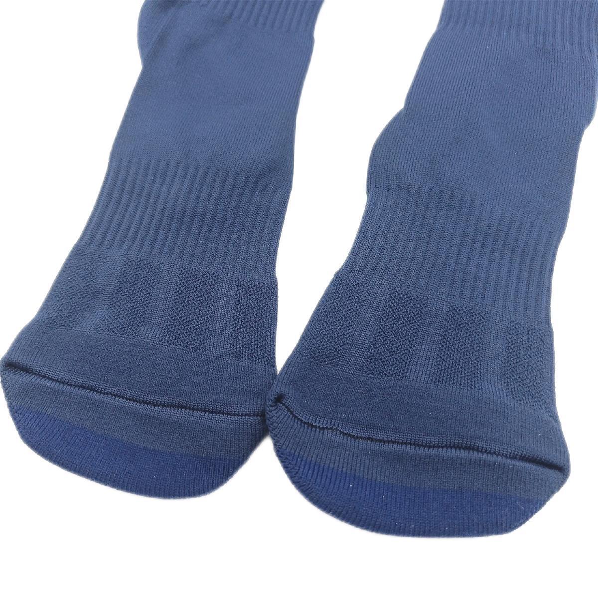 Mitre Fußballsportsocken Fußball Ausrüstung Mercury Plain Atmungsaktiv Lang Navy Senior 40