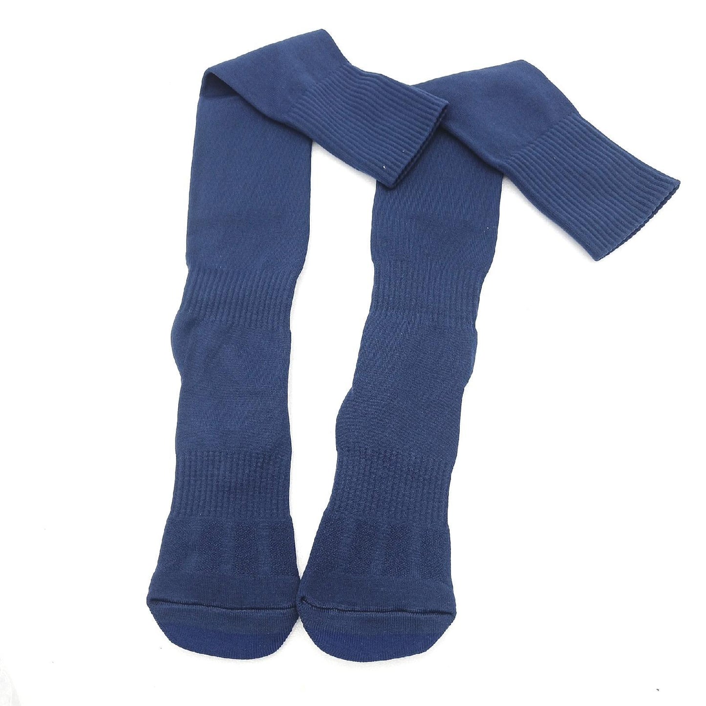 Mitre Fußballsportsocken Fußball Ausrüstung Mercury Plain Atmungsaktiv Lang Navy Senior 40