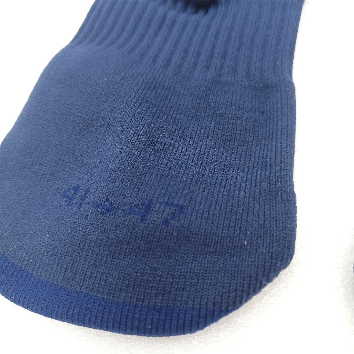 Mitre Fußballsportsocken Fußball Ausrüstung Mercury Plain Atmungsaktiv Lang Navy Senior 40