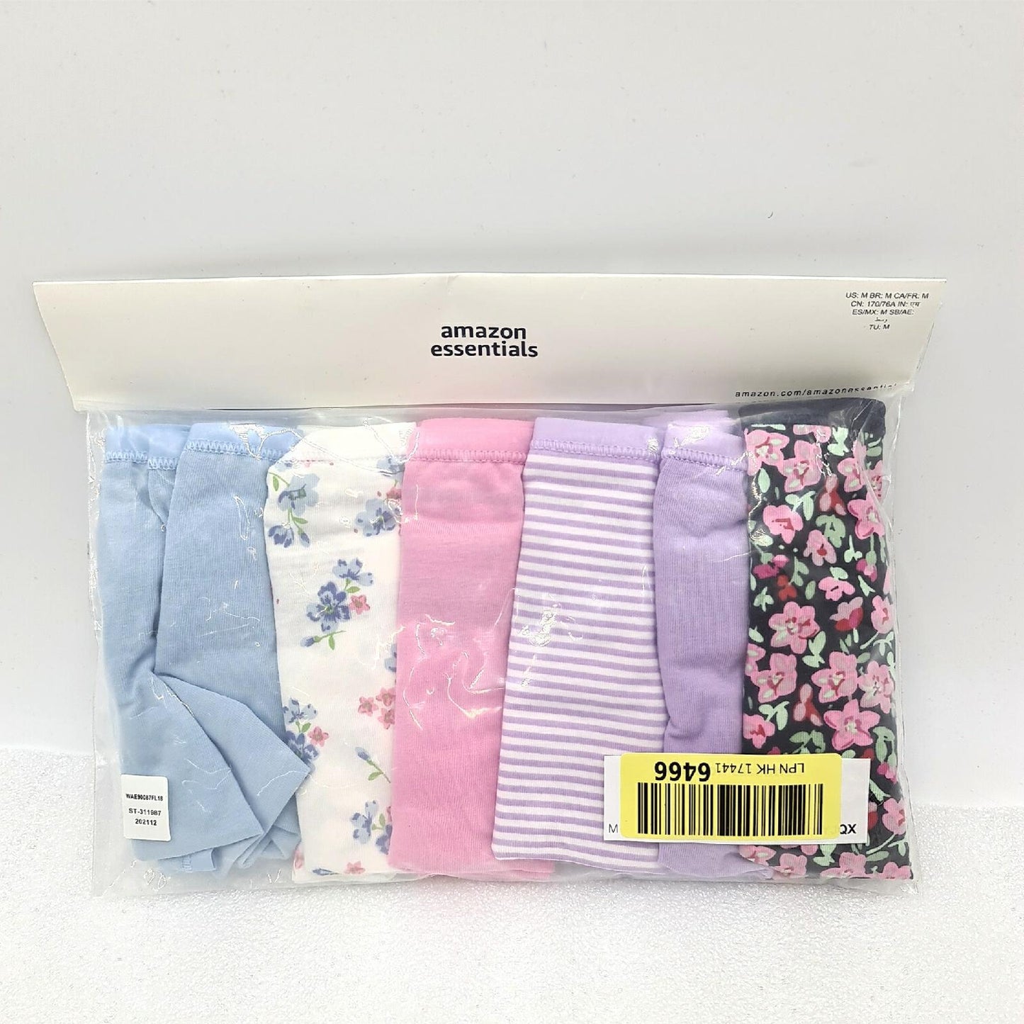 Amazon Essentials Bikinihose Damen Badebekleidung 6er Pack Blau Lila Rosa Schwarz Mehrfar