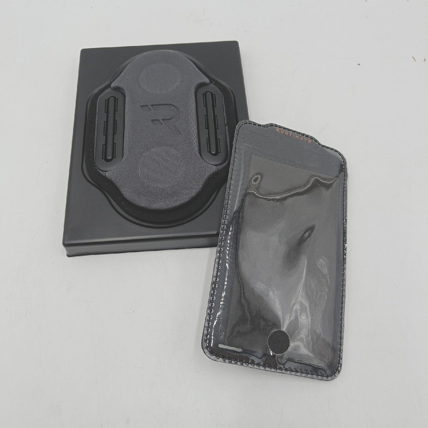 Runtimate Armband Smartphone Zubehör RUAS55 Anthrazit Lauf Sport Fitness Halterung