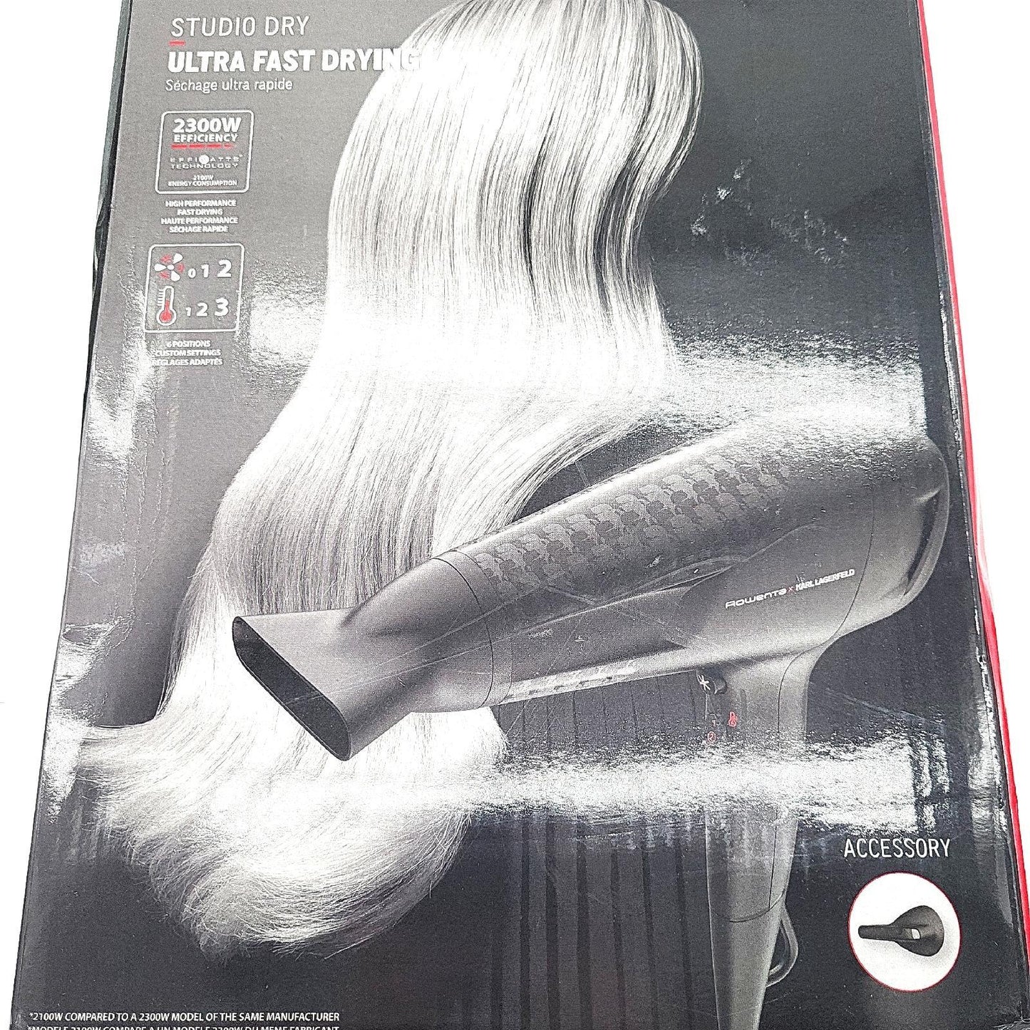 Rowenta Haartrockner Haarpflege CV581L Studio Dry energiesparend High Performance Styling
