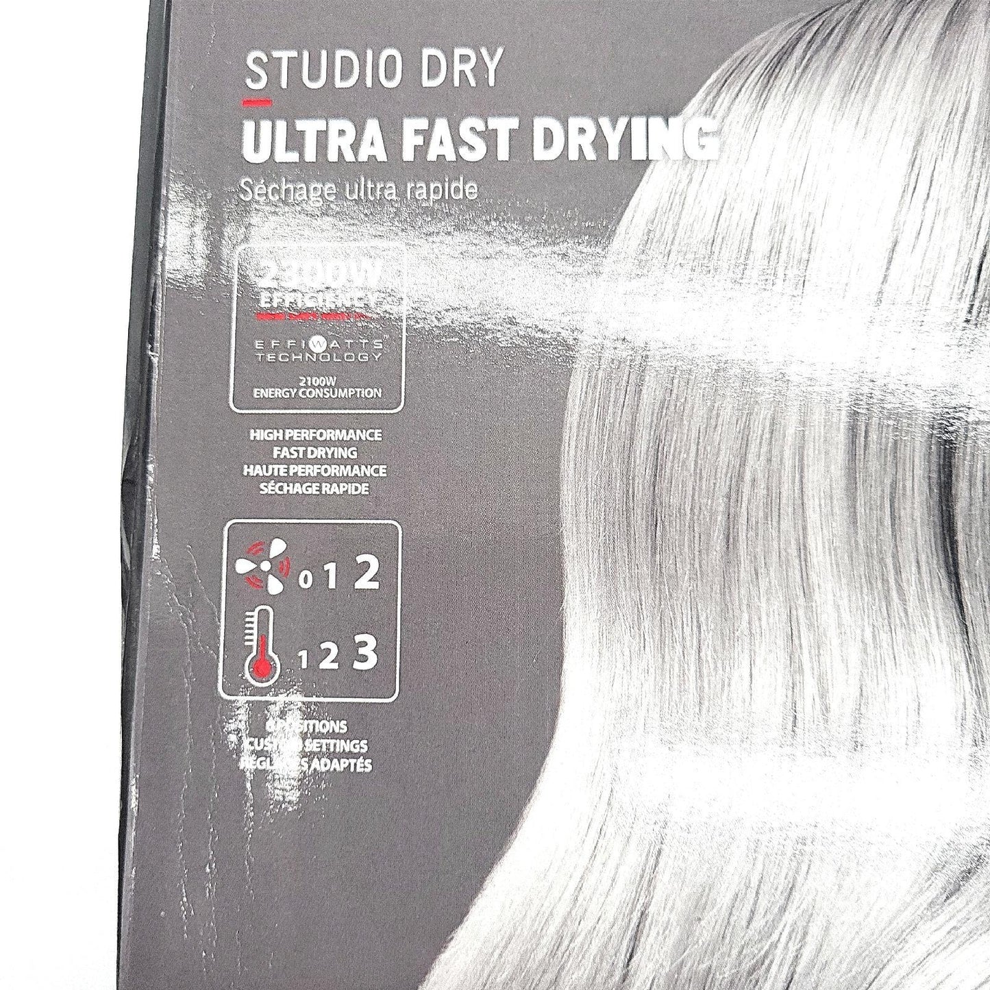 Rowenta Haartrockner Haarpflege CV581L Studio Dry energiesparend High Performance Styling
