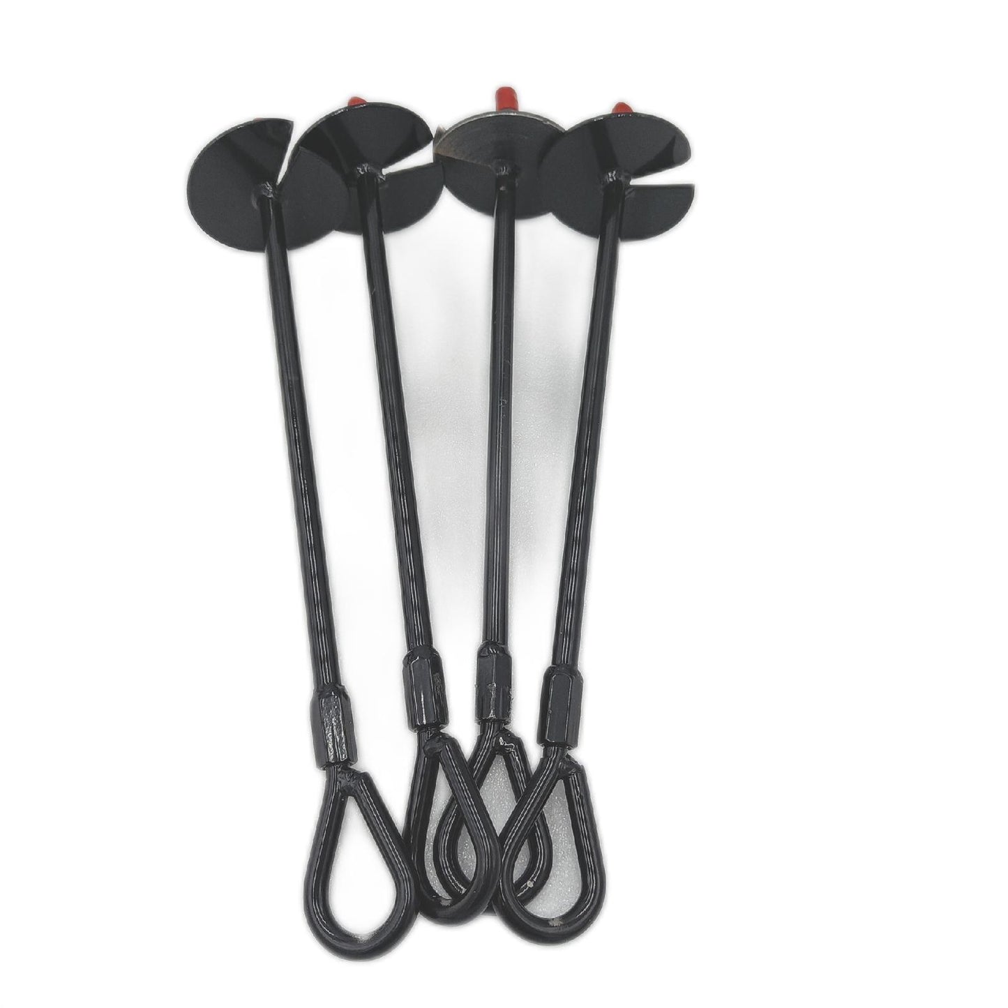 AGPTEK Bodeker 4er Set 38cm 15 Zoll 1,27cm 0,5 Zoll Dick Bürste 187,59cm lang Reinigung Haushalt TOP