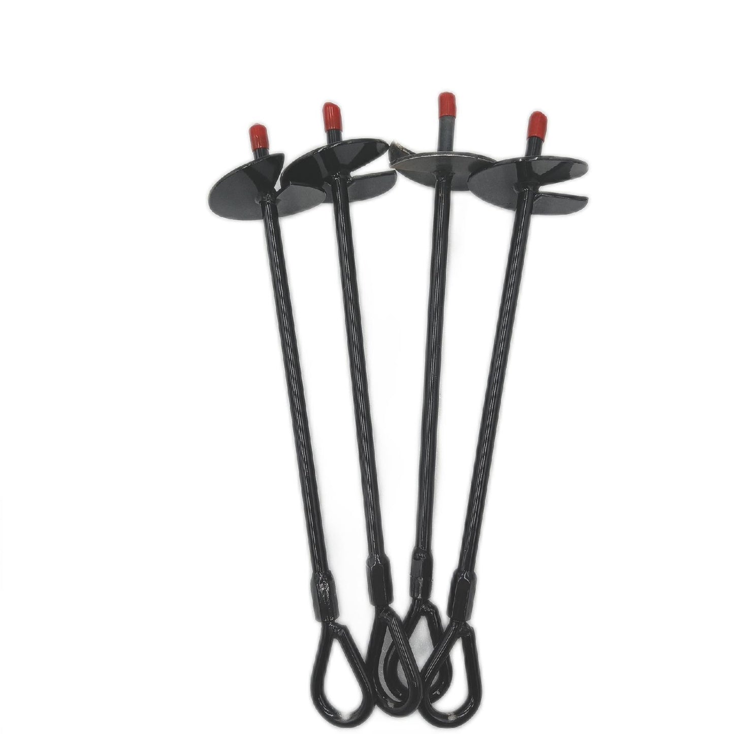 AGPTEK Bodeker 4er Set 38cm 15 Zoll 1,27cm 0,5 Zoll Dick Bürste 187,59cm lang Reinigung Haushalt TOP