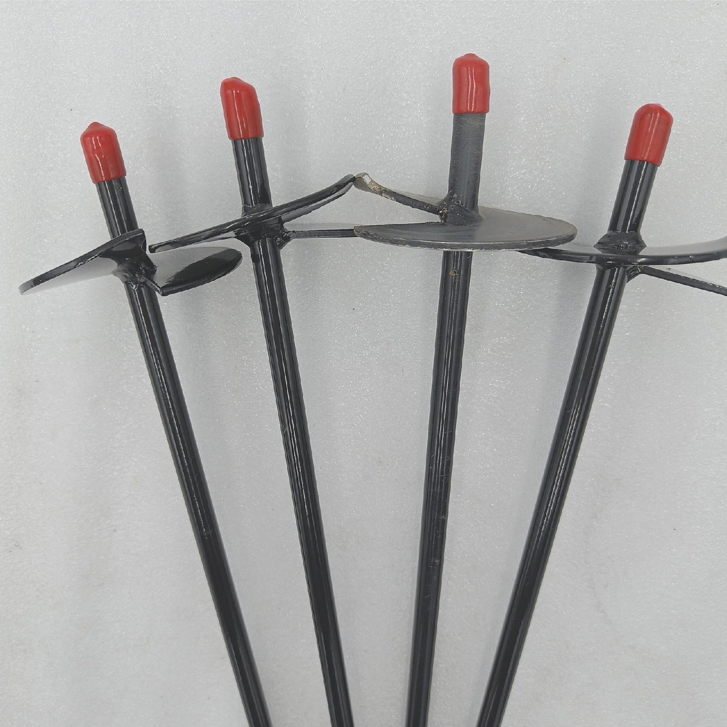 AGPTEK Bodeker 4er Set 38cm 15 Zoll 1,27cm 0,5 Zoll Dick Bürste 187,59cm lang Reinigung Haushalt TOP