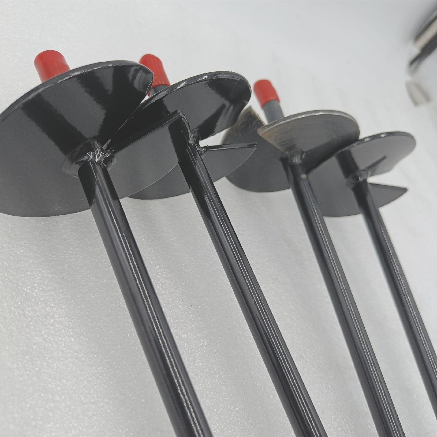 AGPTEK Bodeker 4er Set 38cm 15 Zoll 1,27cm 0,5 Zoll Dick Bürste 187,59cm lang Reinigung Haushalt TOP