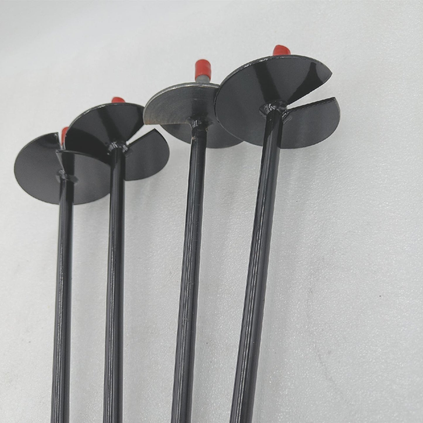 AGPTEK Bodeker 4er Set 38cm 15 Zoll 1,27cm 0,5 Zoll Dick Bürste 187,59cm lang Reinigung Haushalt TOP