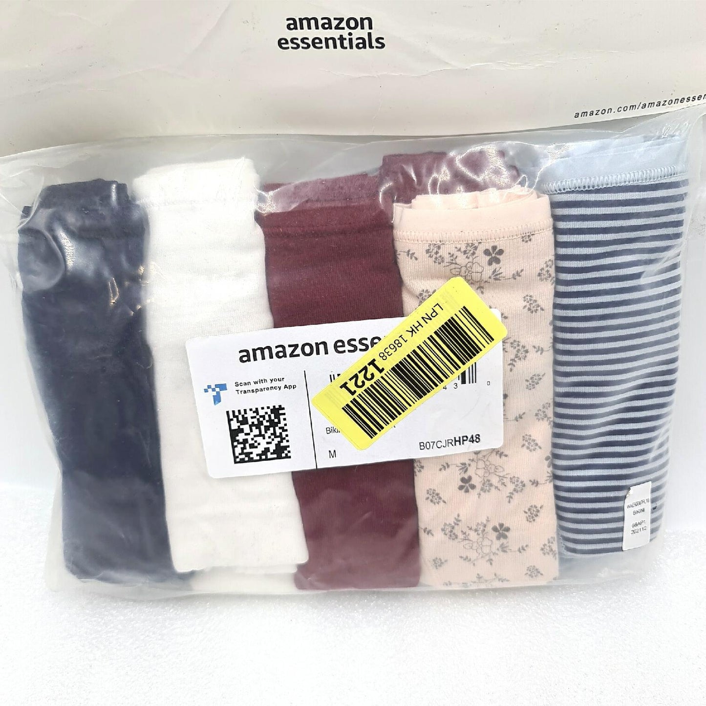 Amazon Essentials Bikinihose Damenbekleidung Mehrfarbig 10er Pack Punkte Streifen Badem